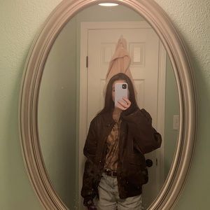 L.L. Bean Vintage Leather Bomber Jacket